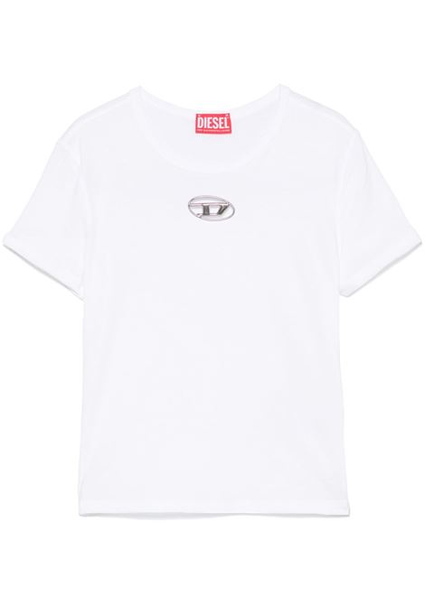 t uncutie long t-shit woman white DIESEL | A16839 0CLBR100